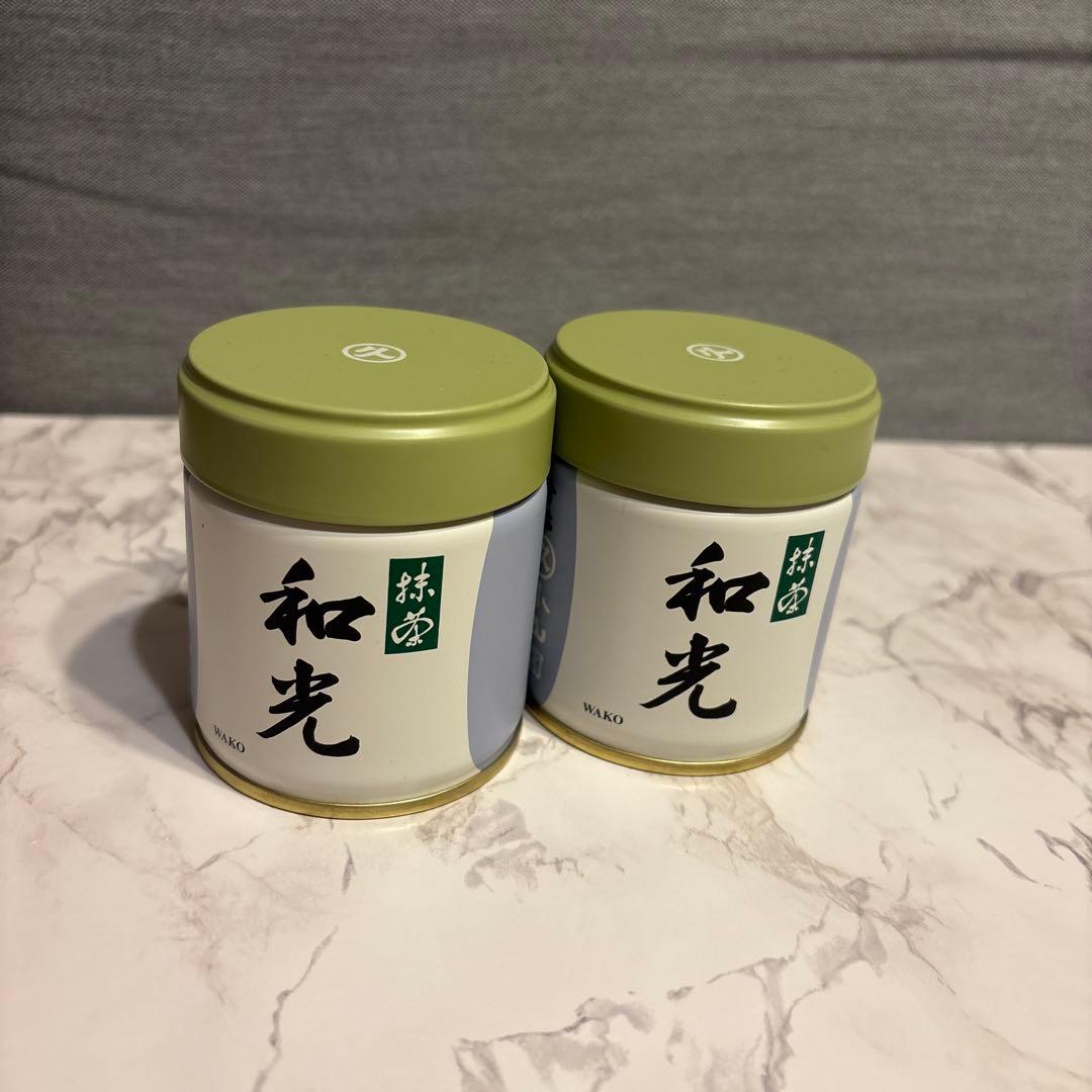 和光 丸久小山園　抹茶 40g×2缶 正規品