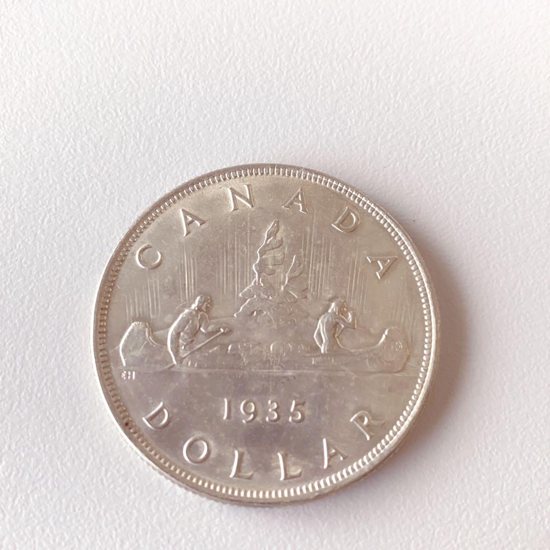カナダ銀貨　1935年 ジョージ5世 記念銀貨
