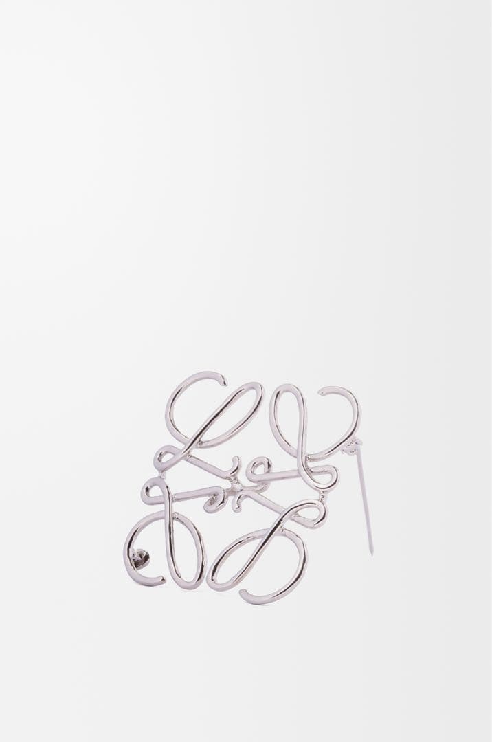 美品 LOEWE ロエベ - シルバー アナグラム　 ブローチ