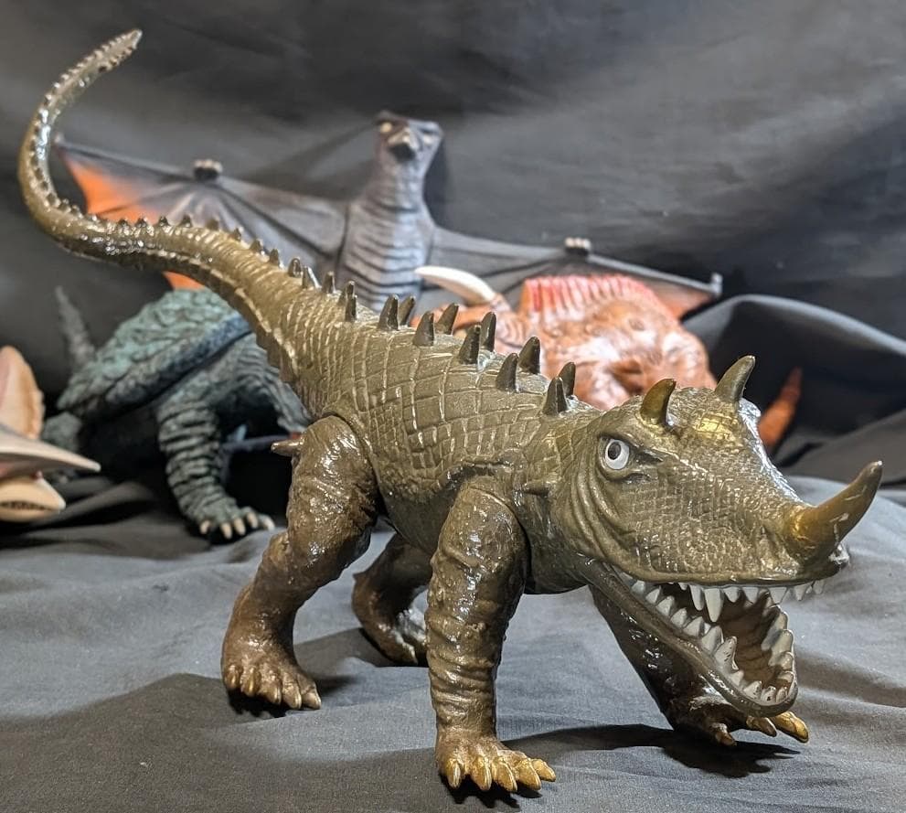 昭和ガメラ＆対戦怪獣（エクスプラス）ソフビフィギュア５体セット