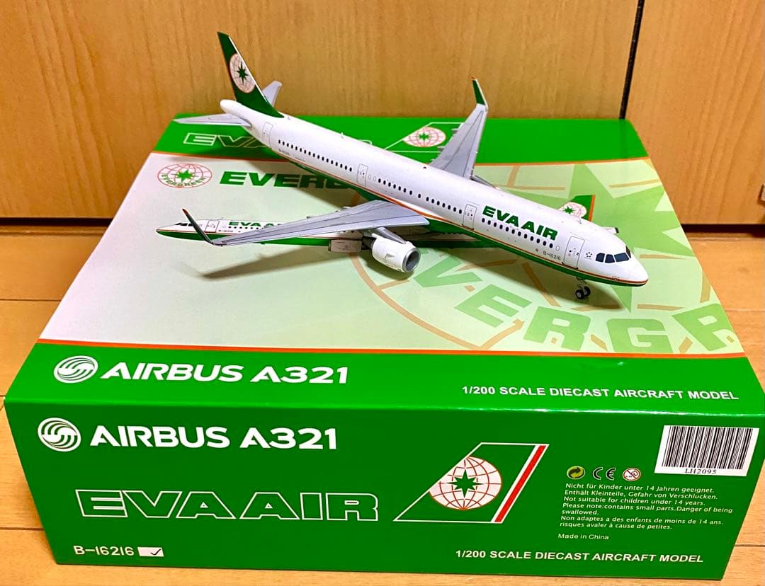 Jc wings エバー航空　A321 B-16216 1/200 LH2095