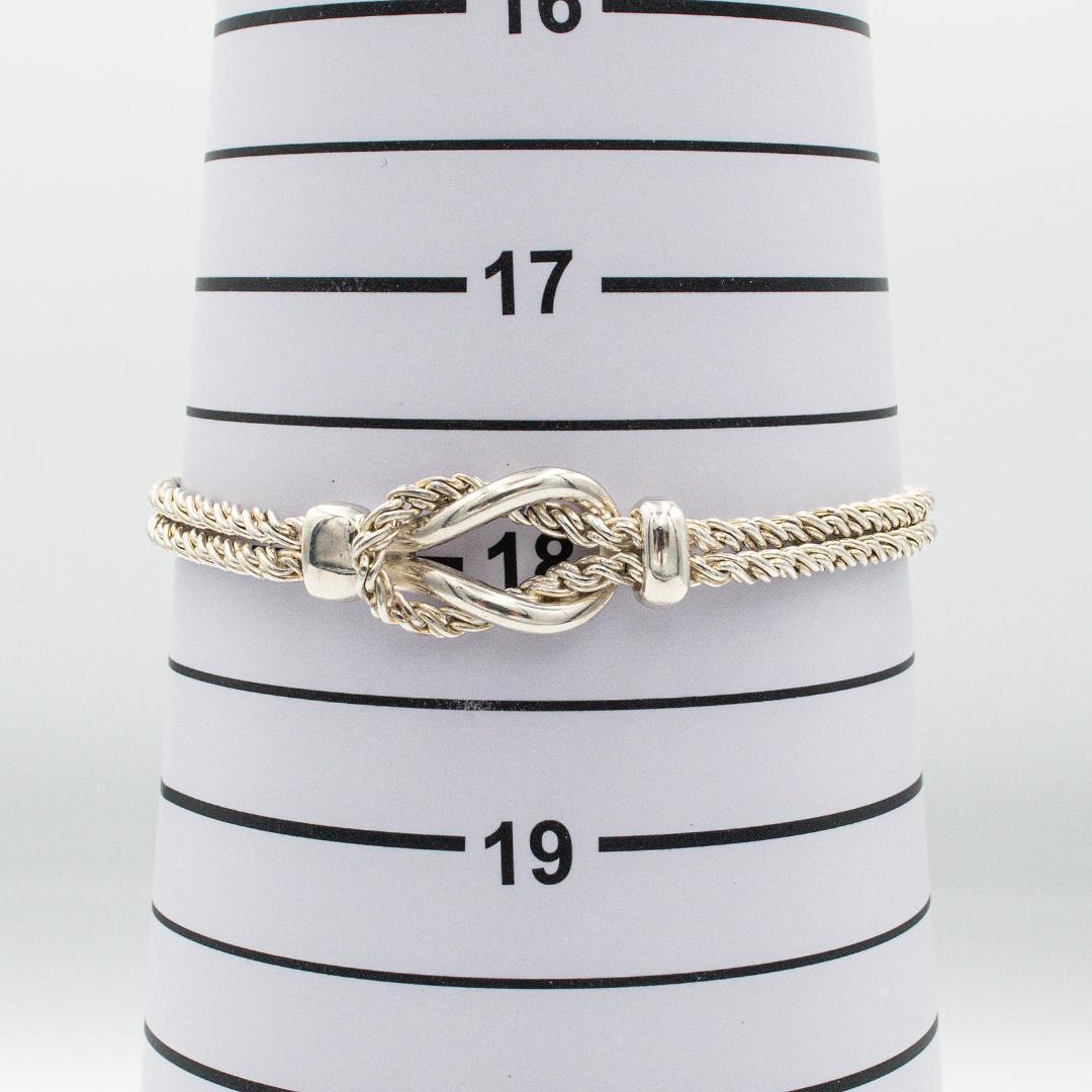 ヴィンテージ ティファニー センターノット ダブルロープ ブレスレット 90's