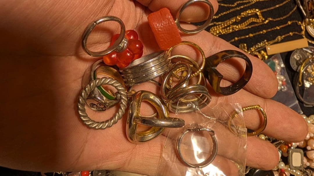 ジュエリーコレクションイミテーションアクセサリー約1.3キロ