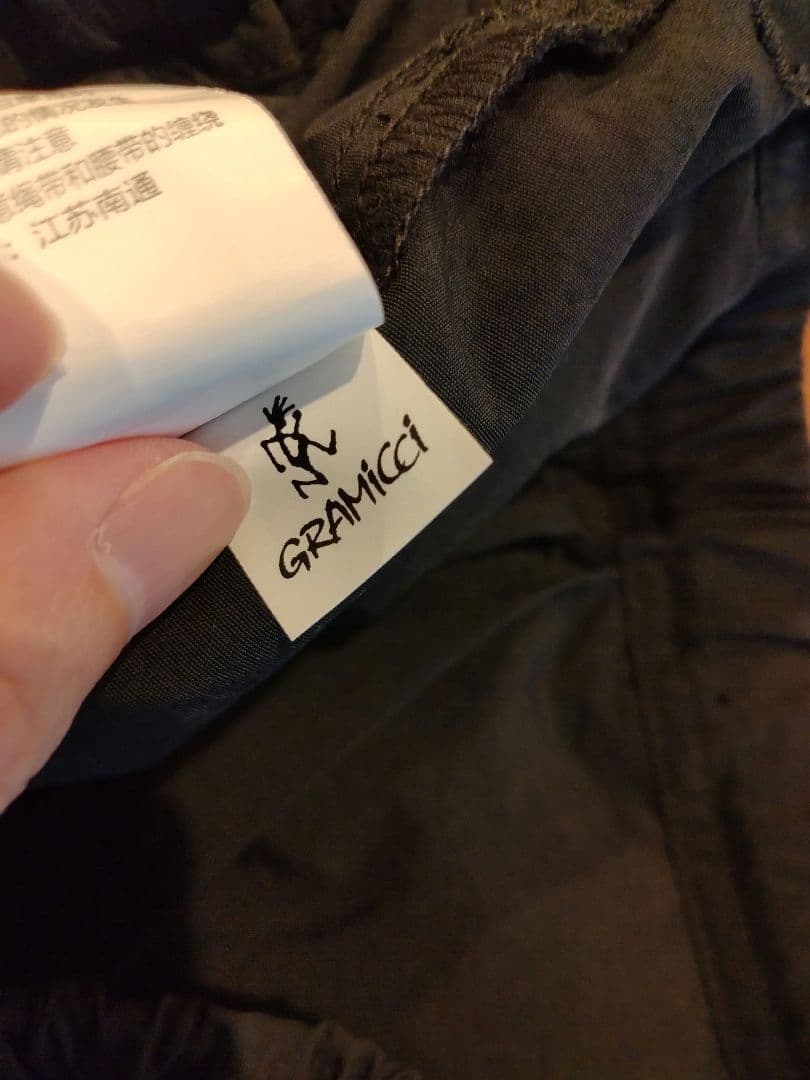 【美品】GRAMICCI NYLON FLARE PANTS ブラック M