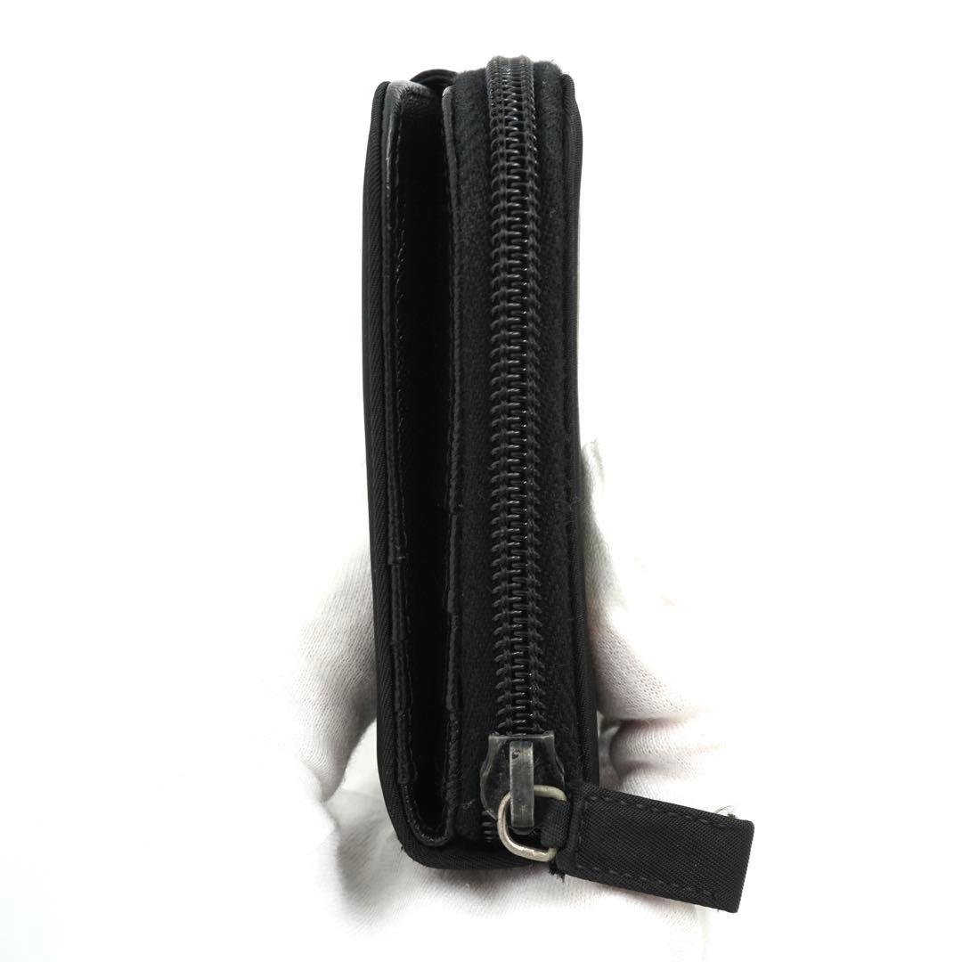 ✨新品未使用・箱保証書付き✨　PRADA ミニ財布　三角プレート　ナイロン