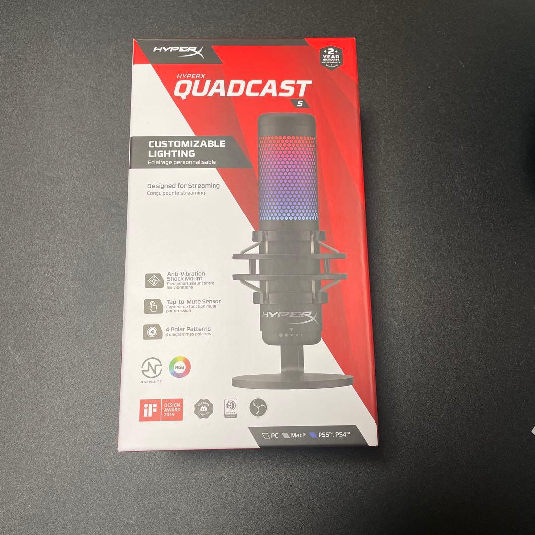 HyperX QuadCast コンデンサーマイク