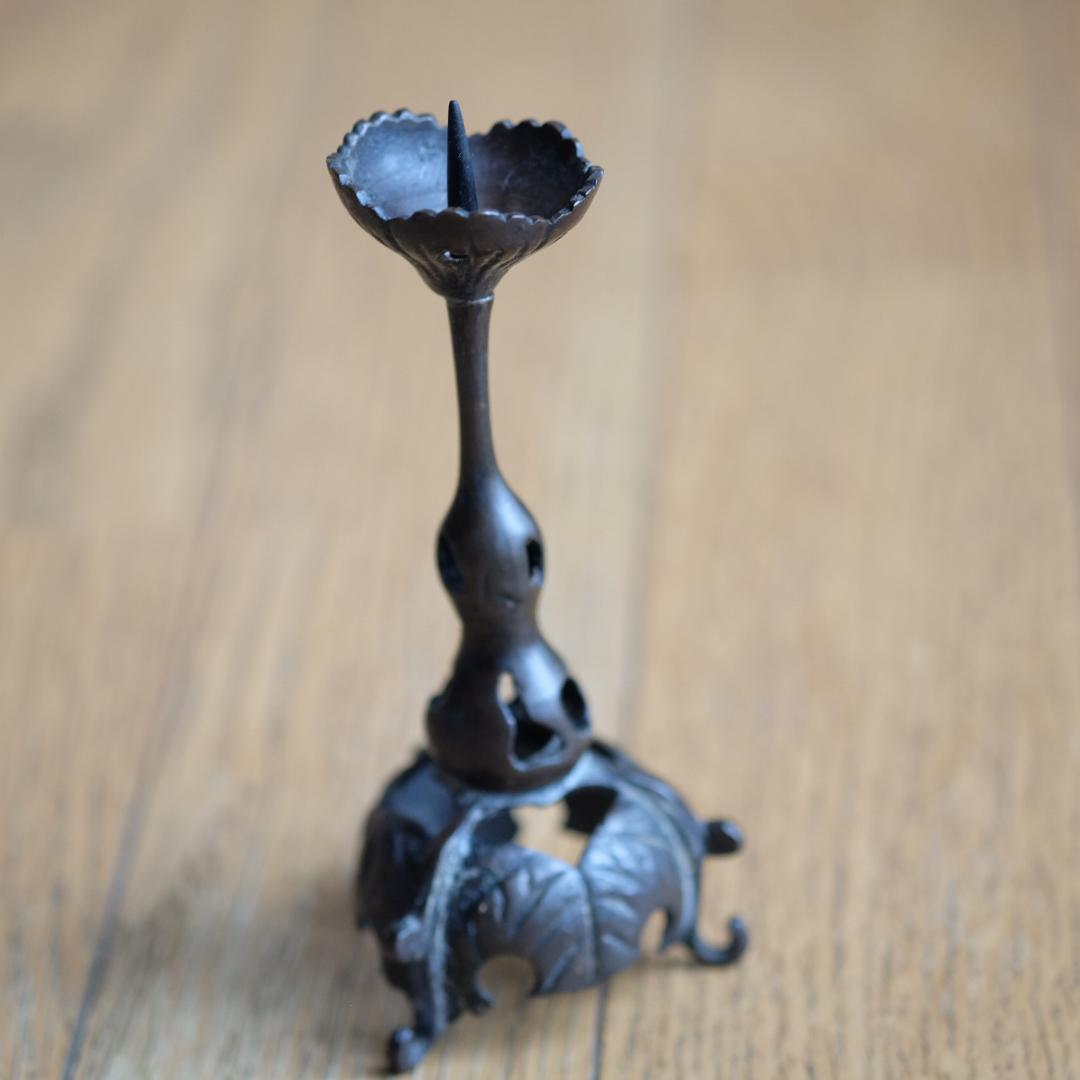 キャンドルスタンド／燭台／日本の古いもの