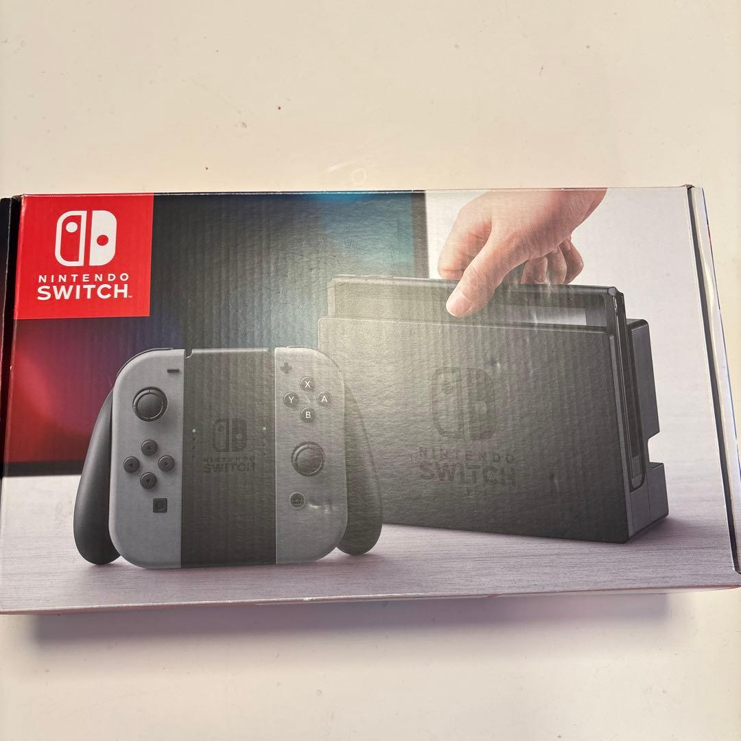 Nintendo Switch グレー 本体 ジョイコン付きジャンク品