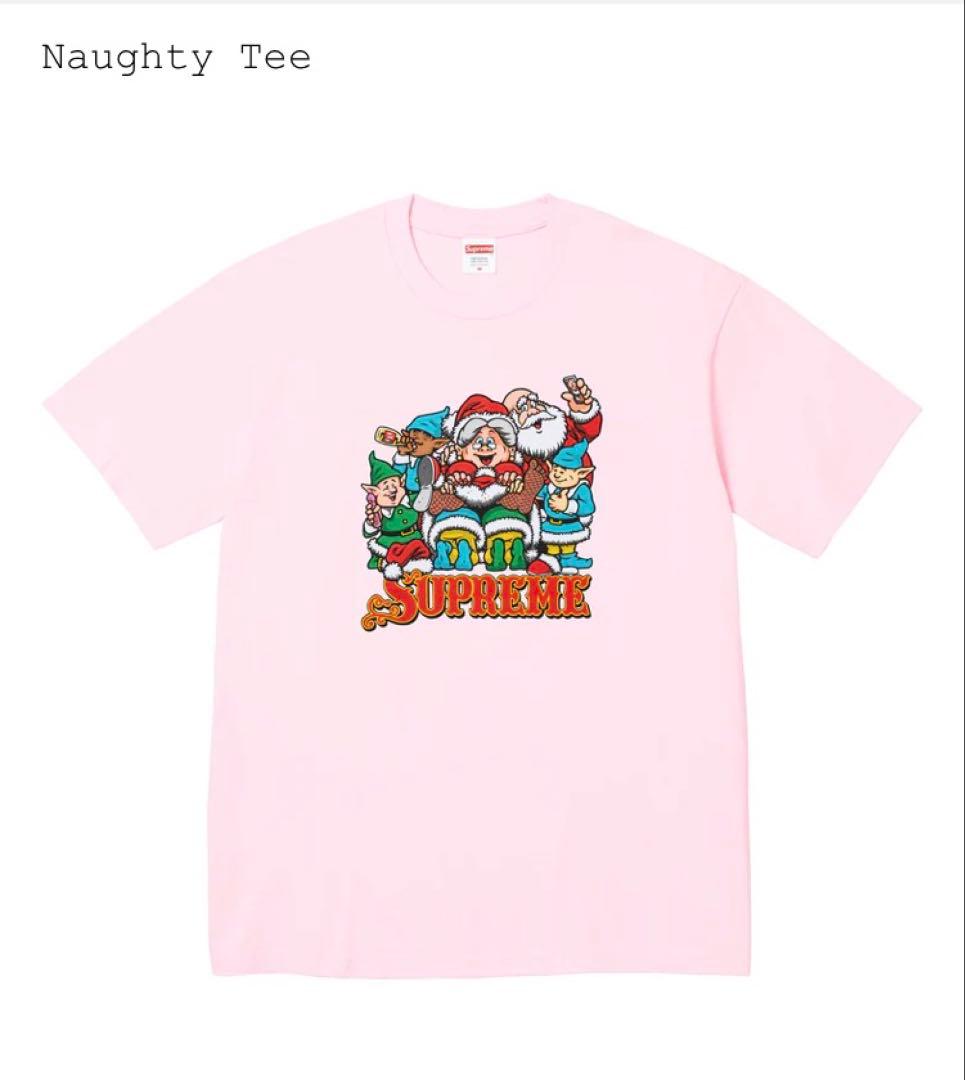 Supreme Naughty Tee ピンク Tシャツ
