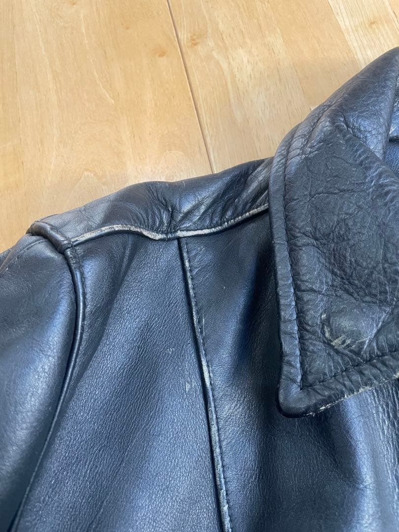 ユンボ　VANSON F 36 ライダース 牛革 本革 オールドold