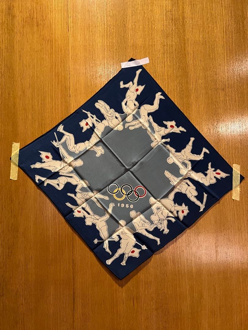 1956年オリンピック　選手着用柄スカーフ