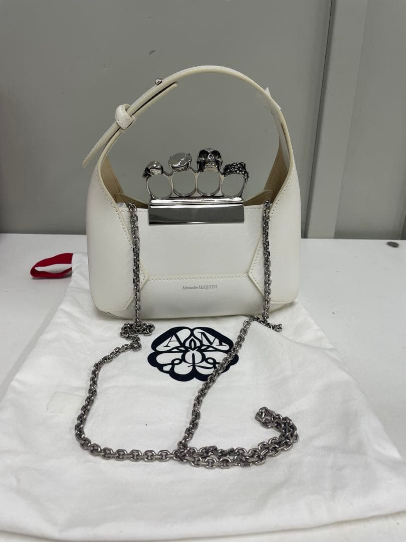 Alexander McQueen ジュエルド ホーボー ショルダーバッグ