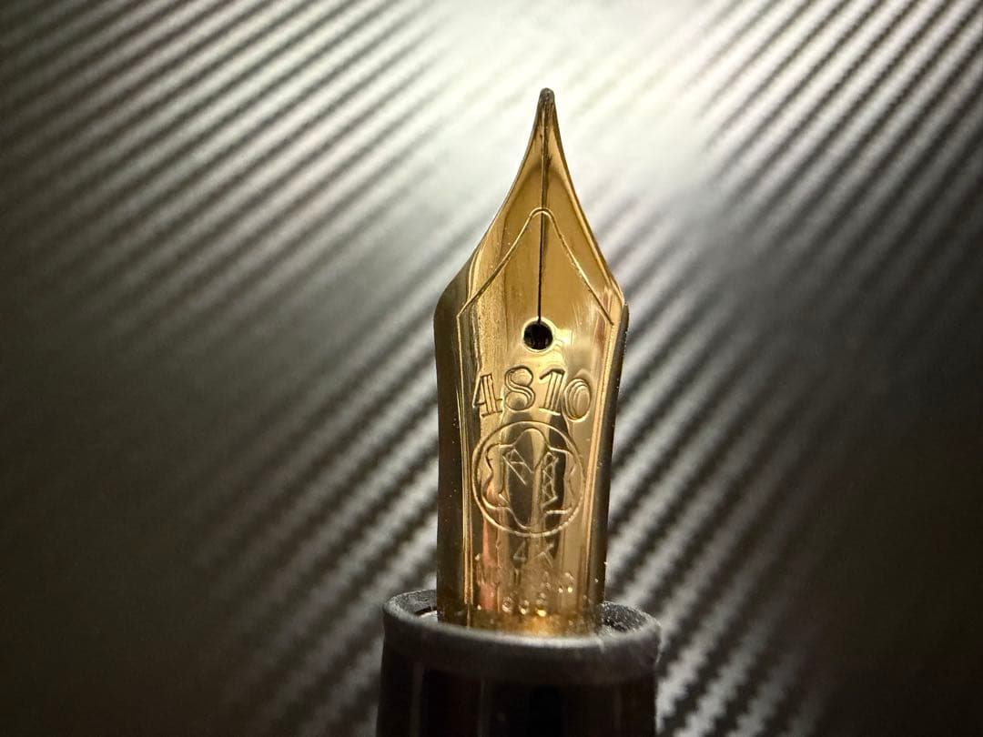 美品 モンブラン マイスターシュテュック 146 14K 全金 F 細字 万年筆