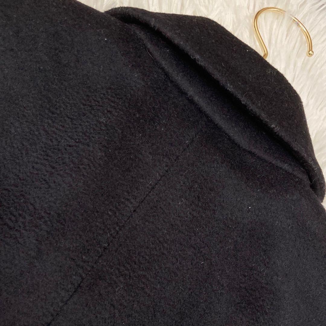 Max mara ウールコート ブラック 38 上品 フォーマル 大人