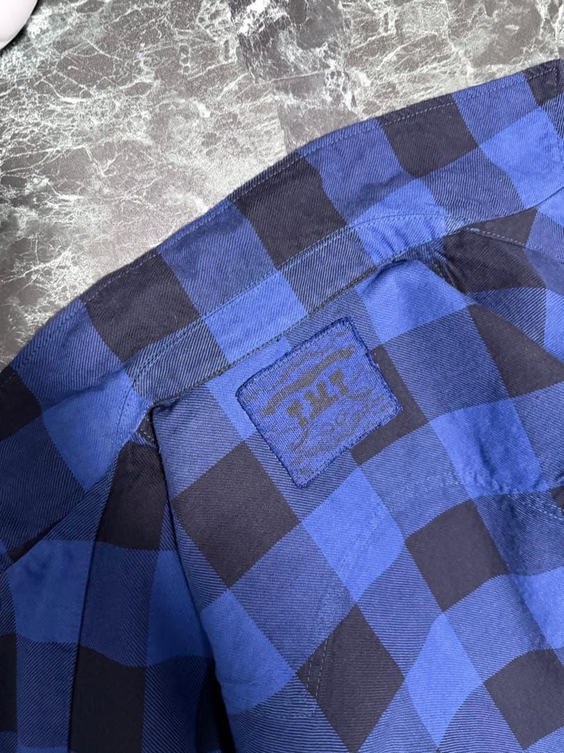 TMT PIECE DYED BUFFALO CHECK SHIRTS Lサイズ