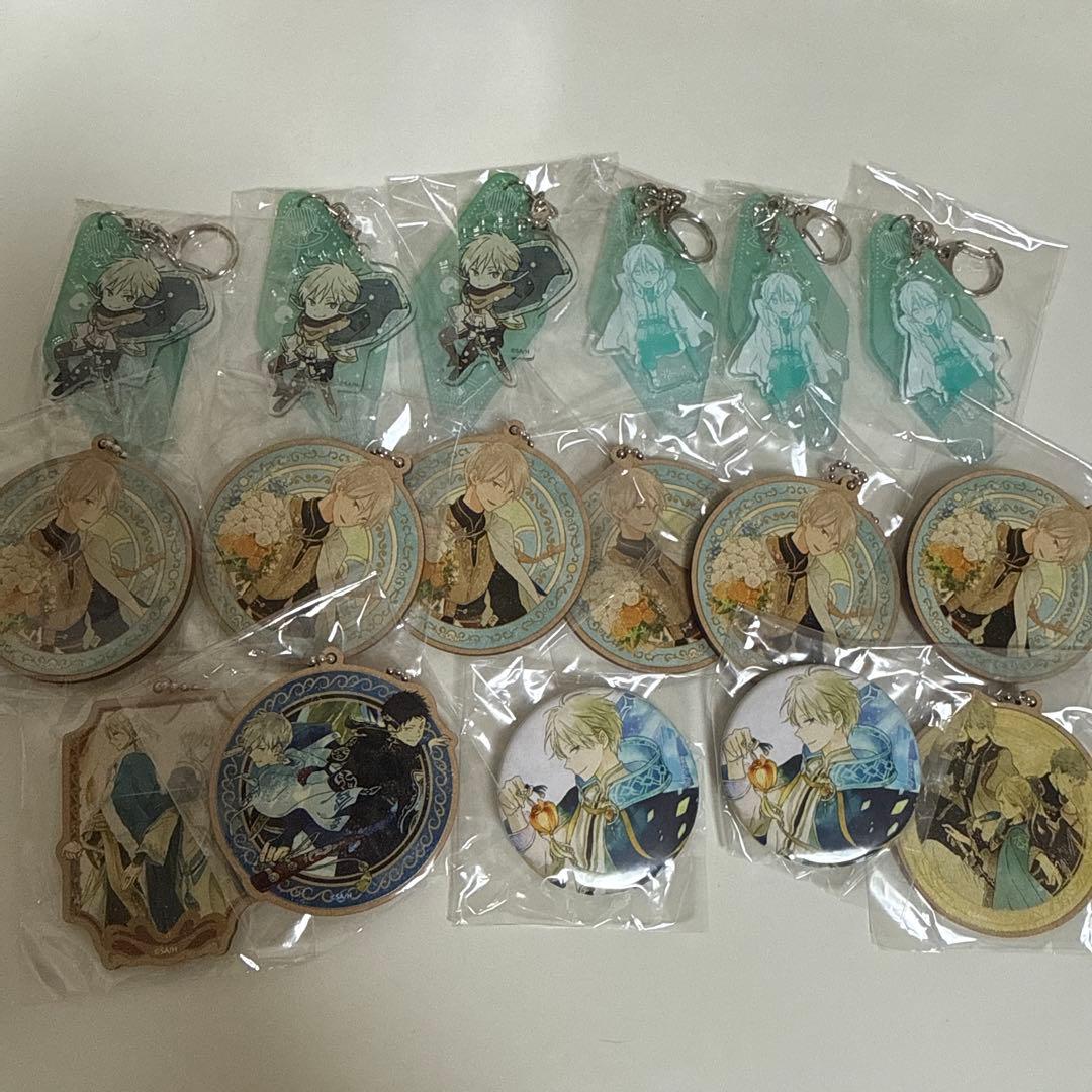 赤髪の白雪姫　漫福ガチャ　ゼン　缶バッジ　モーテルキーホルダー　キーホルダー