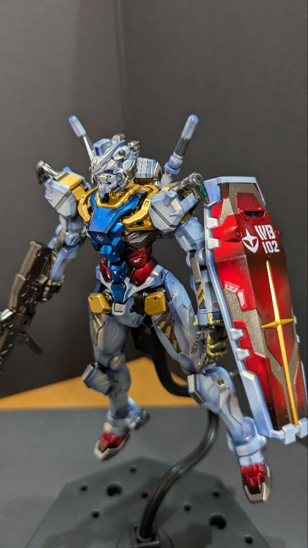 ジークアクス　ＨＧ 赤いガンダム　「白いガンダム」仕様