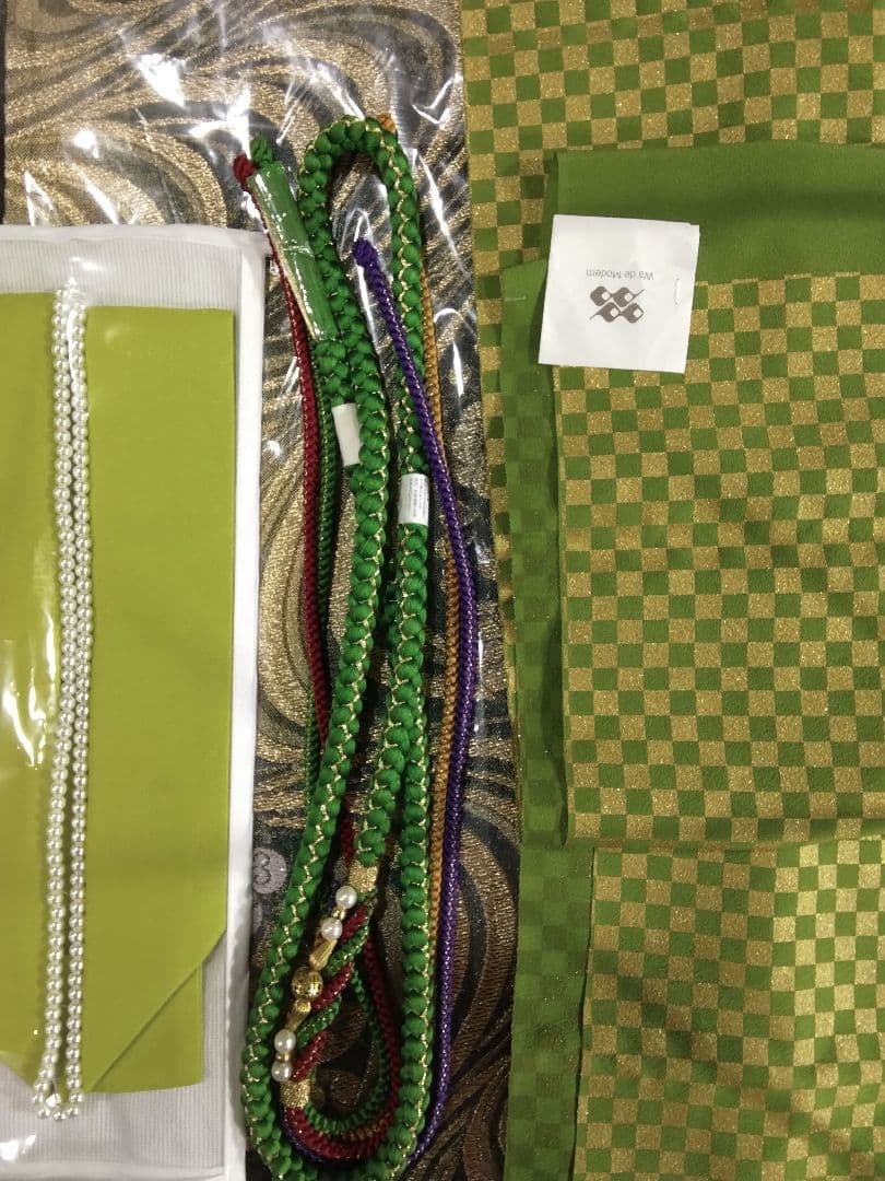 【お値下】振袖フルセット、正絹成人式、重ね衿、帯揚げ帯締め、西陣袋帯、襦袢、落款