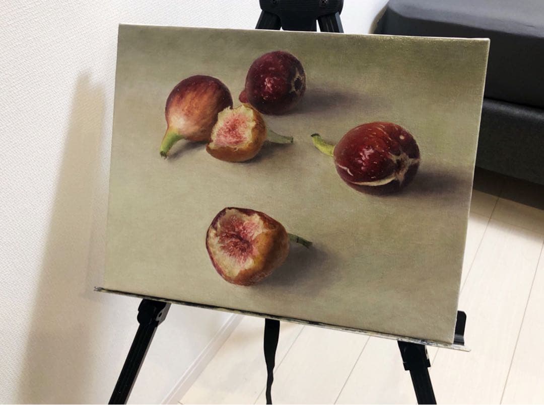 油彩画/イチジク