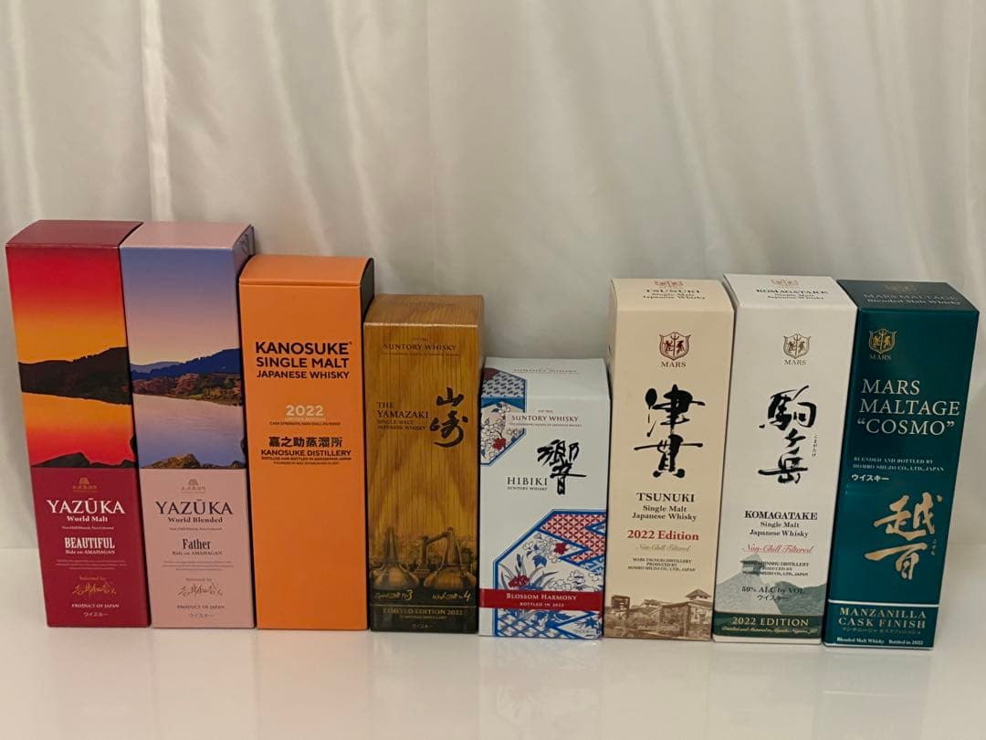 日本のウイスキー8本セット