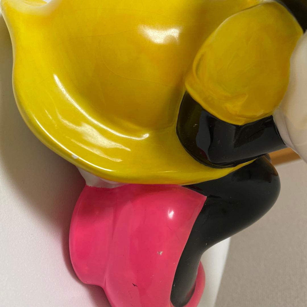 ミニー　陶器　アンティーク　貯金箱