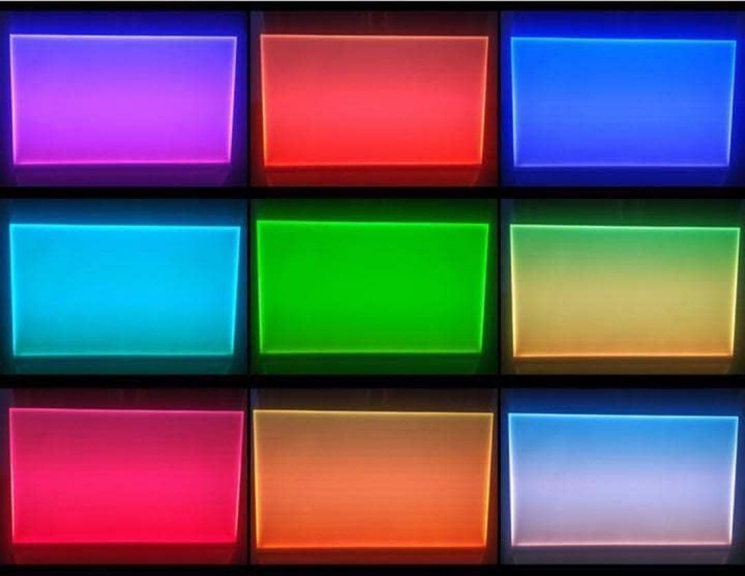 水槽　カラー　バックライトスクリーン　90cm×45cm　アクアリウム　LED