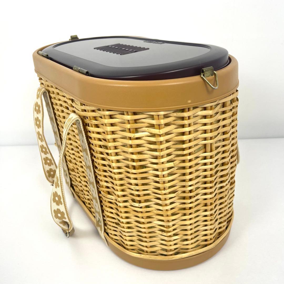 ボンビアルコン （I♡PETS）ラタン ペットキャリー 籐カゴ
