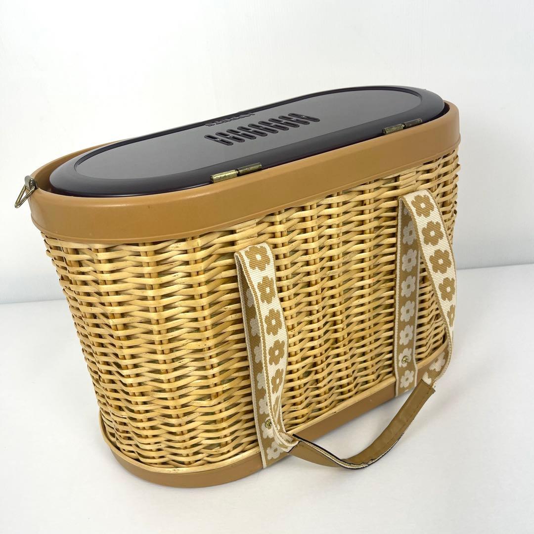 ボンビアルコン （I♡PETS）ラタン ペットキャリー 籐カゴ