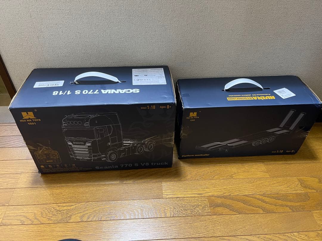 1/18 HUINA 770S Scania スカニアRC トレーラーセット