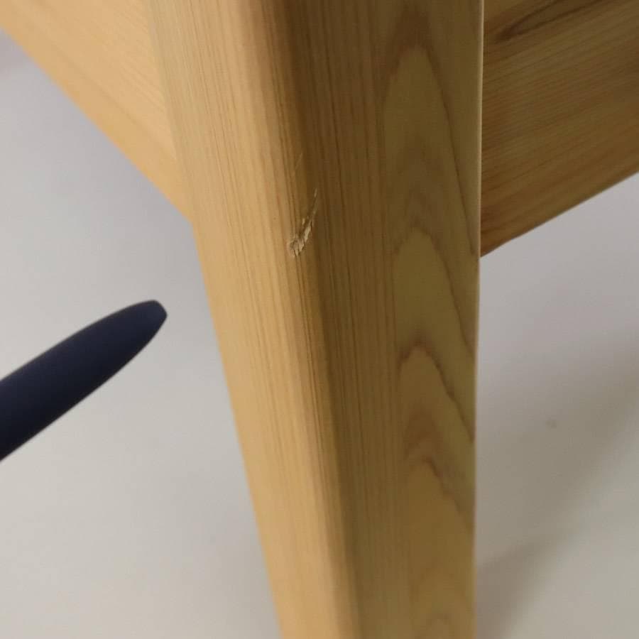 20年製 シギヤマ家具工業 優シリーズ YUU オットマン ヒノキ材 スツール