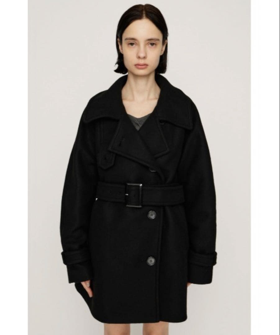 【こななん】SLY STAND NECK MIDI COAT