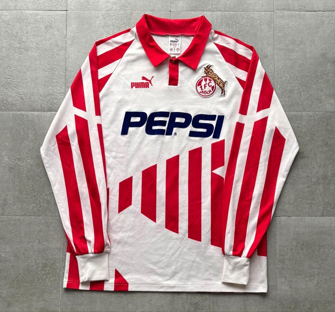 93-94 FCケルン　プーマ　長袖ユニフォーム　ブンデスリーガ　正規品　当時物