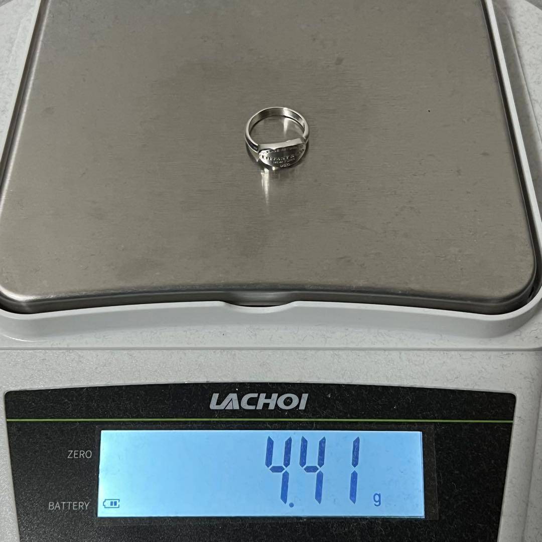 ティファニー TIFFANY リターントゥ オーバル リング 12号 SV925