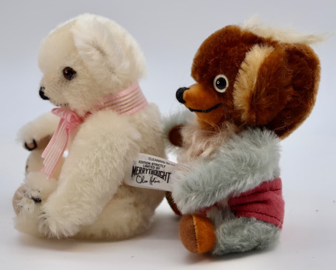 Merrythought 1999年 記念ボックスセット ４体木製ボックス入り