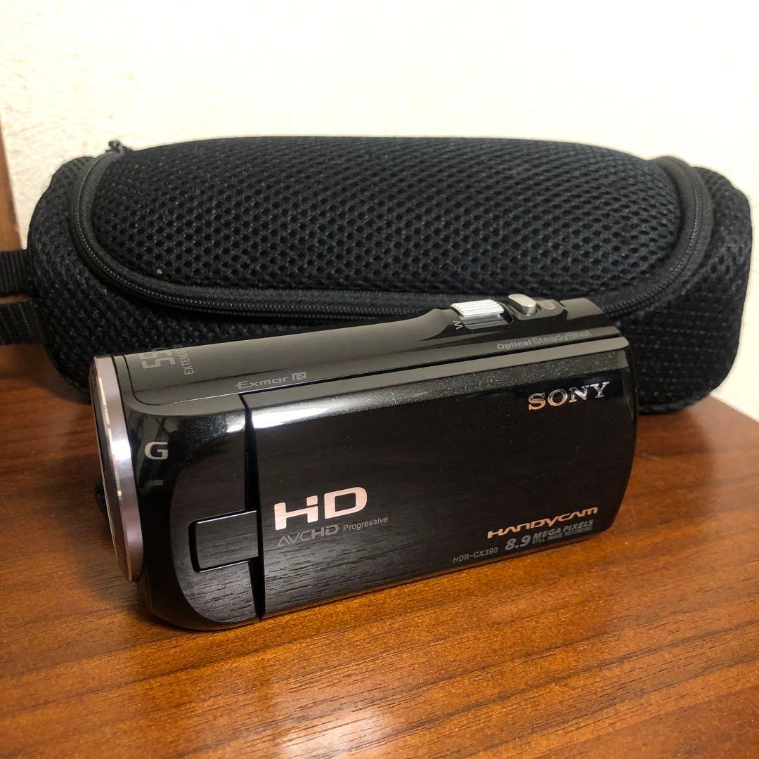 美品 SONY HDR-CX390 バッテリー2個付 ビデオカメラ
