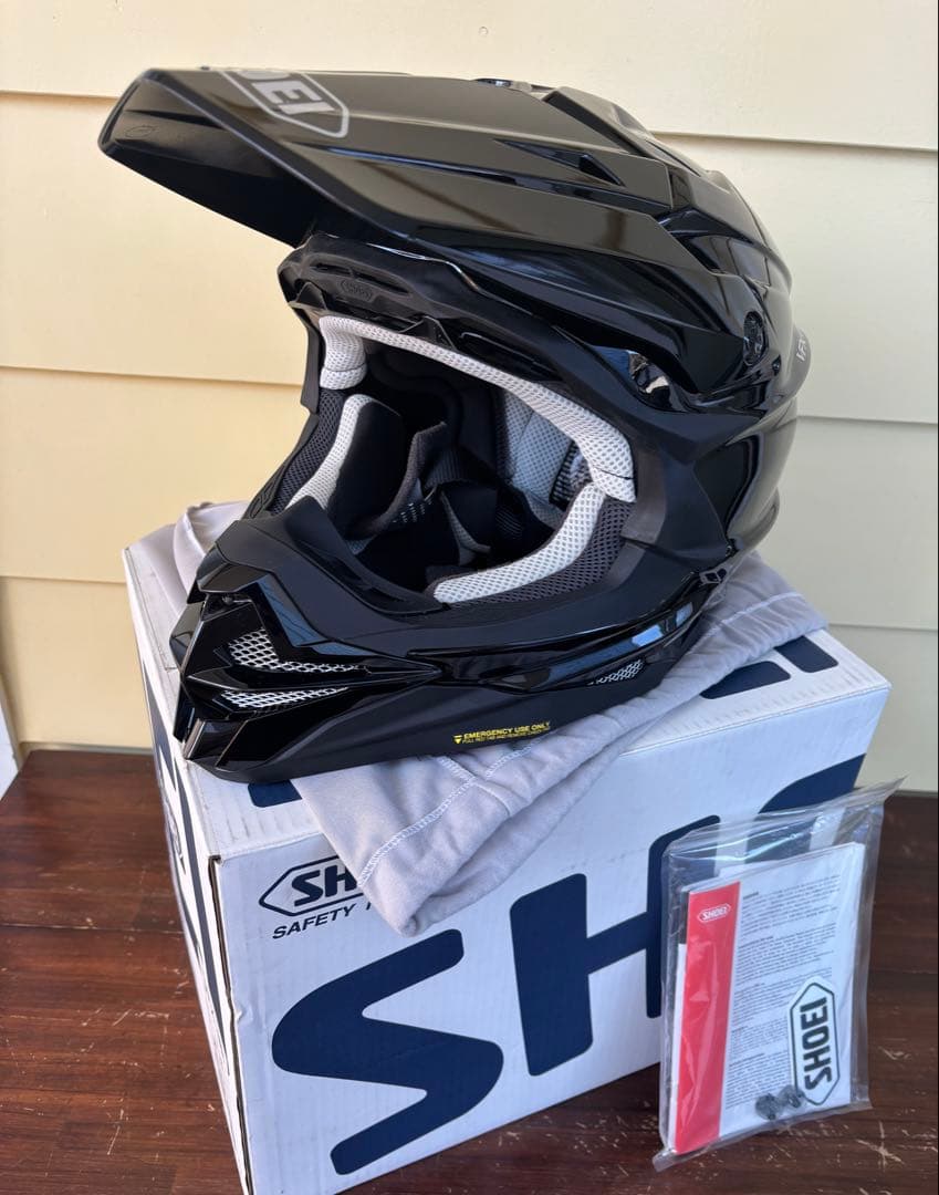 SHOEI VFX-WR ブラック Mサイズ オフロードヘルメット 中古極美品
