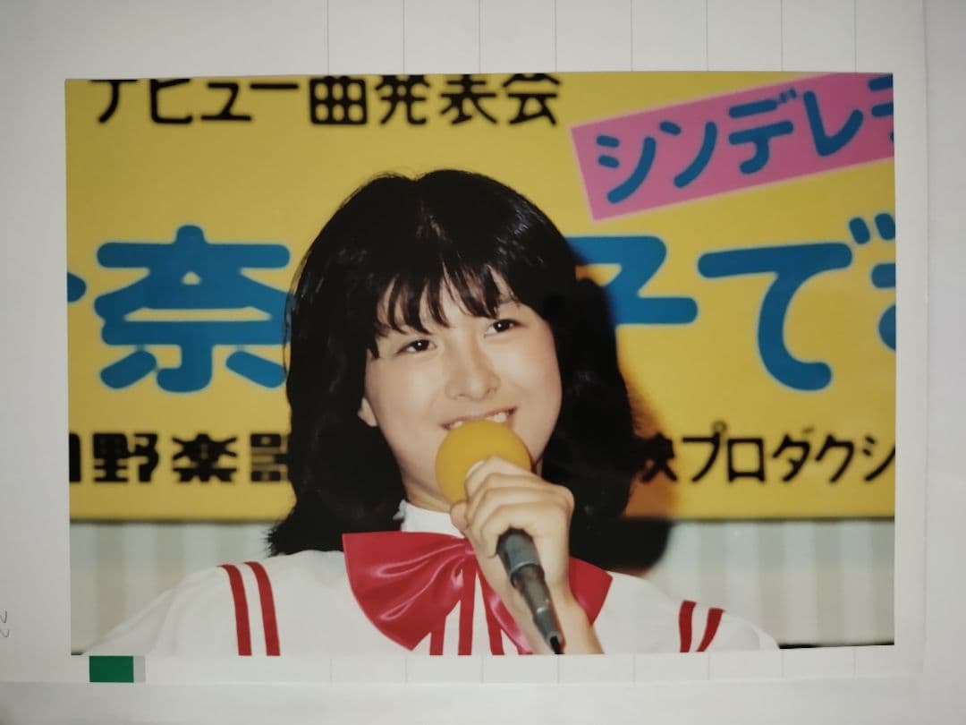 河合奈保子 超大判 B4相当 生写真 22