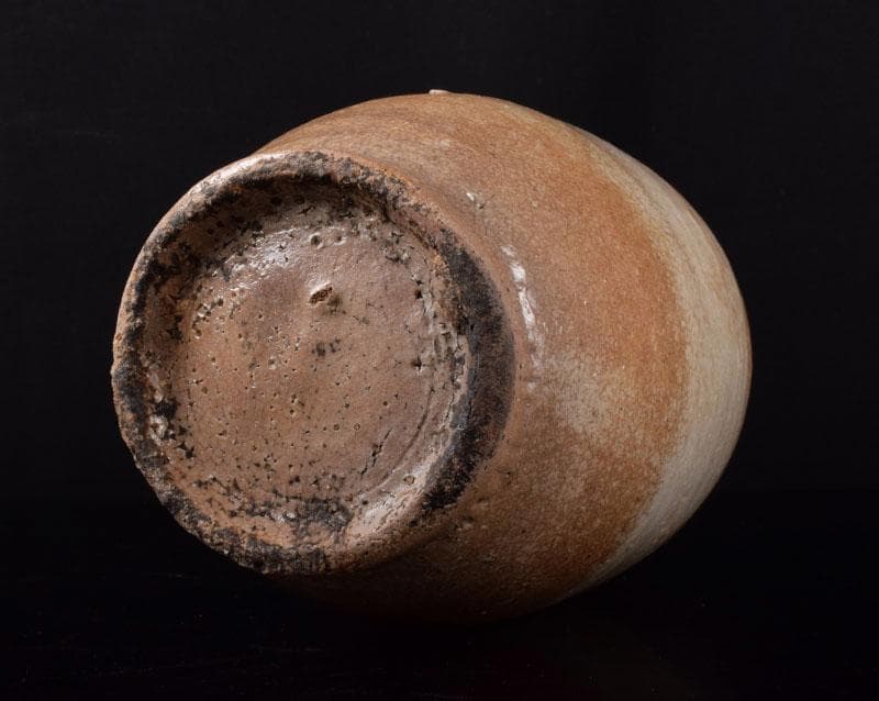 李朝　高麗白磁 　盤口瓶　徳利　時代箱付　V　R2178