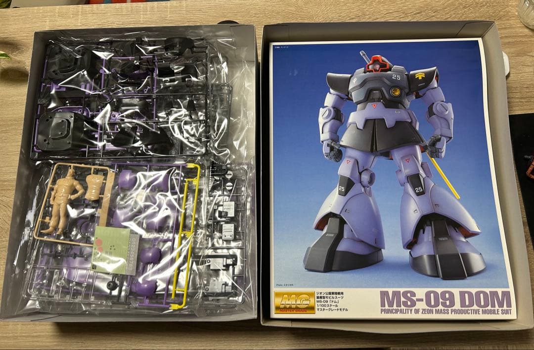 MG 1/100 MS-09 ドム　未組立　プラモデル　バンダイ　BANDAI