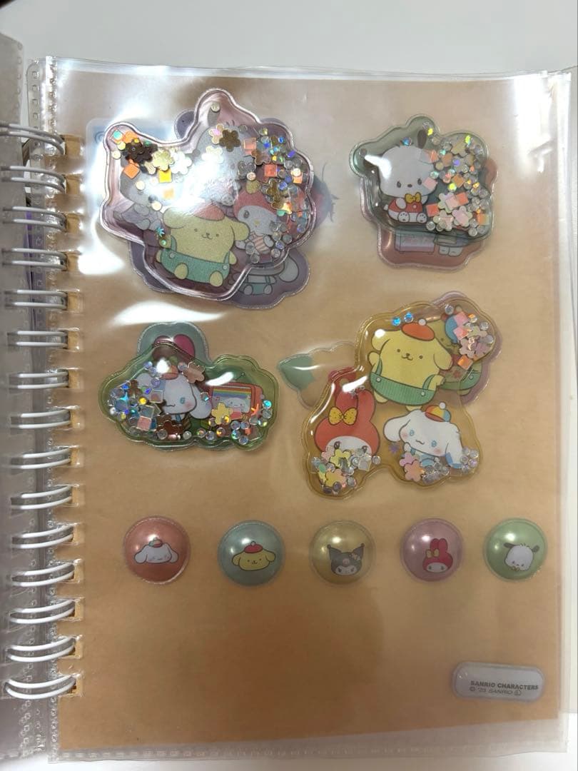 シール帳完成品　ボンボンドロップシール