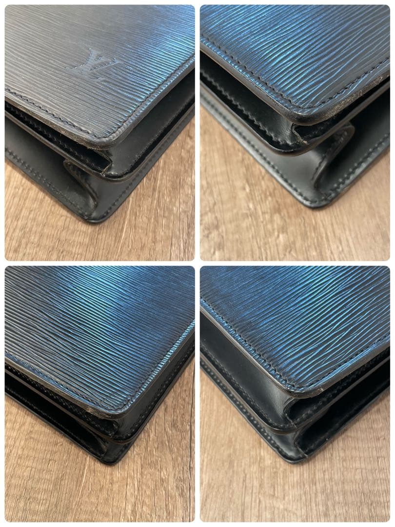 【にんにん】ルイヴィトン　エピ セルヴィエット　コンセイエ ブラック