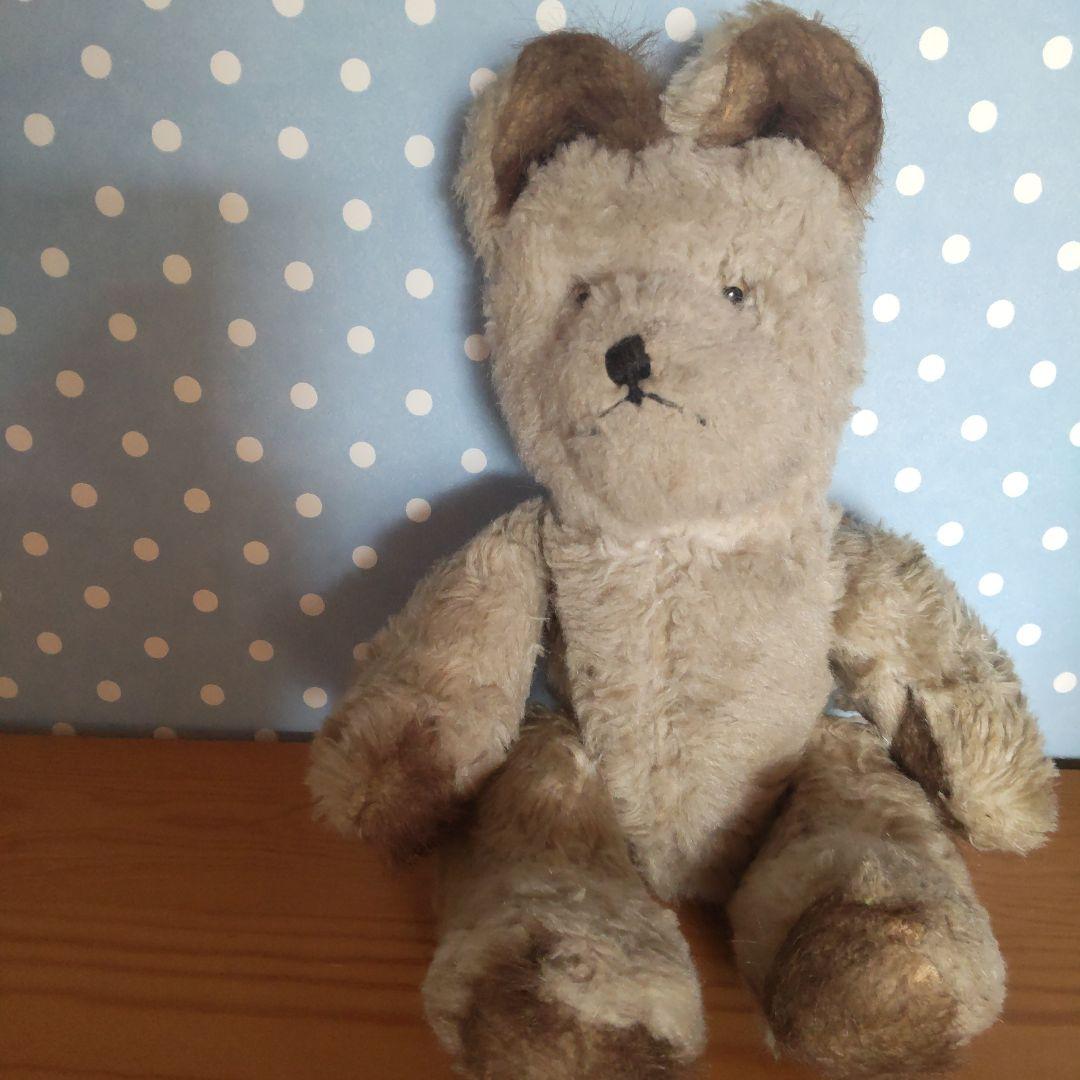 アンティークベア　フランスアンティーク　JPM？　ビンテージ テディベア