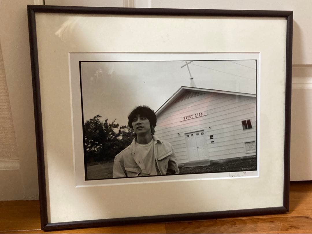 山崎まさよし　ハービー山口　写真　サイン入り