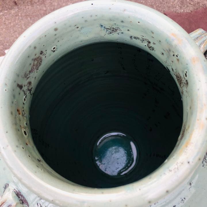 アンティーク　壺＆花瓶　高さ49㎝　重量12.1kg