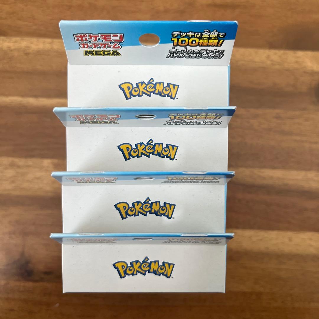 ポケモンカードゲーム　MEGA　スタートデッキ100　バトルコレクション　4点