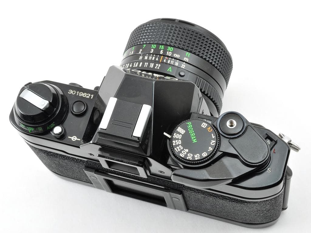 キヤノン AE-1 PROGRAM ブラック N FD 50mm f1.4 動確