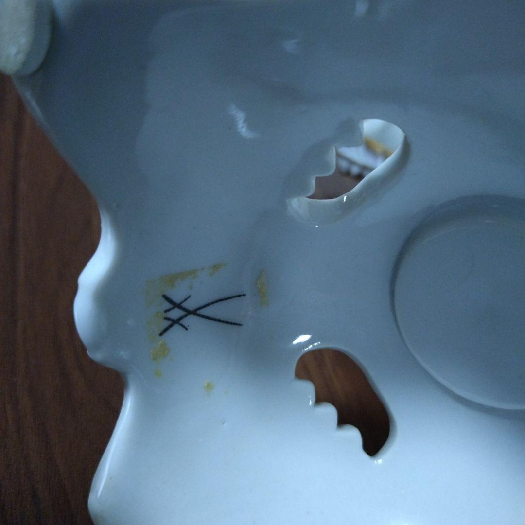 マイセン？装飾的な陶器製アンティーク花瓶