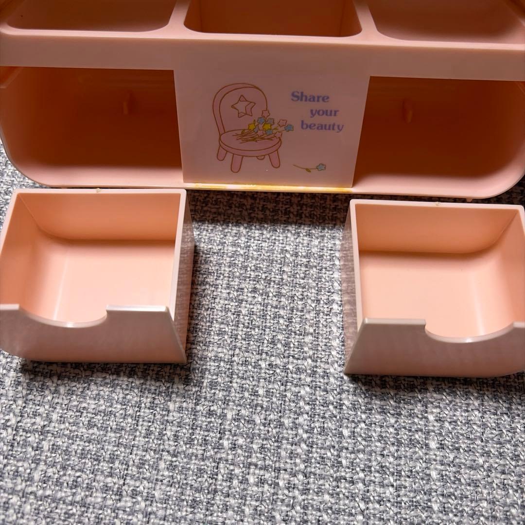 サンリオ　キキララ　小物入れ付き壁掛けミラー