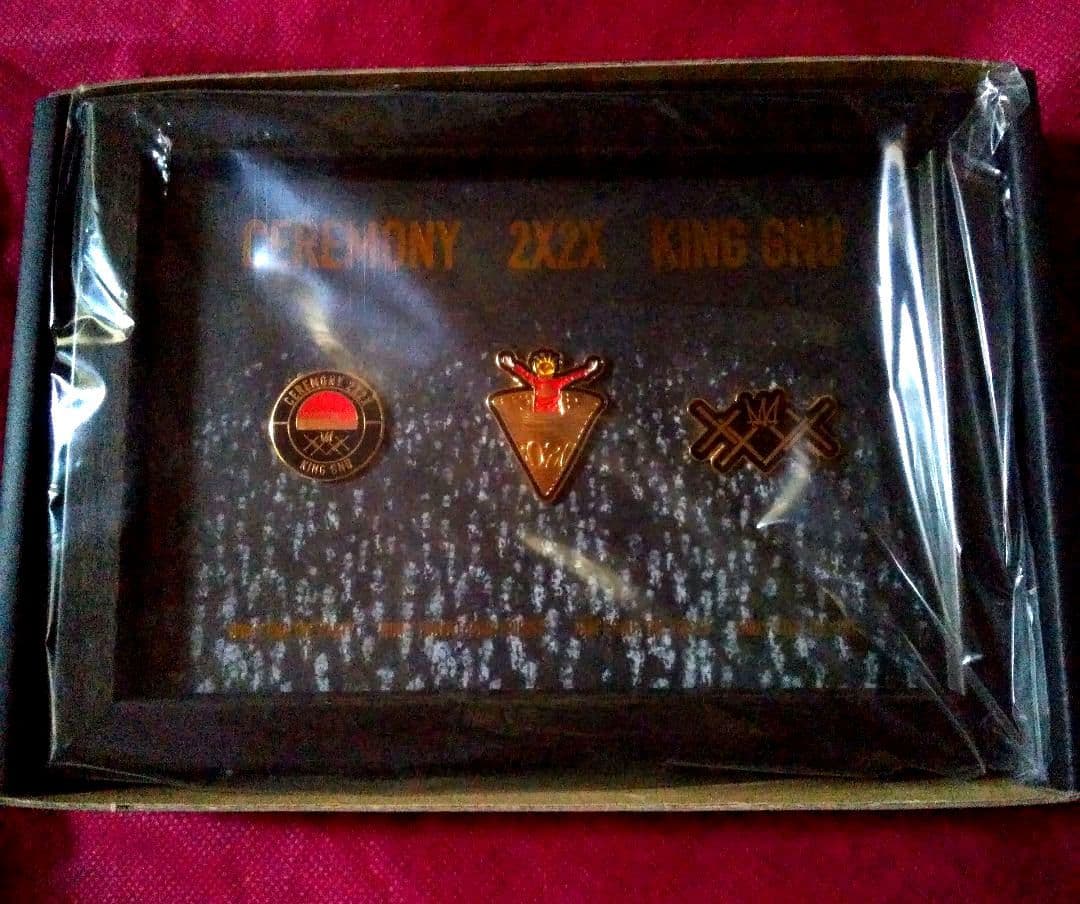 新品 KingGnu CEREMONY メモリアル ピンバッチセット