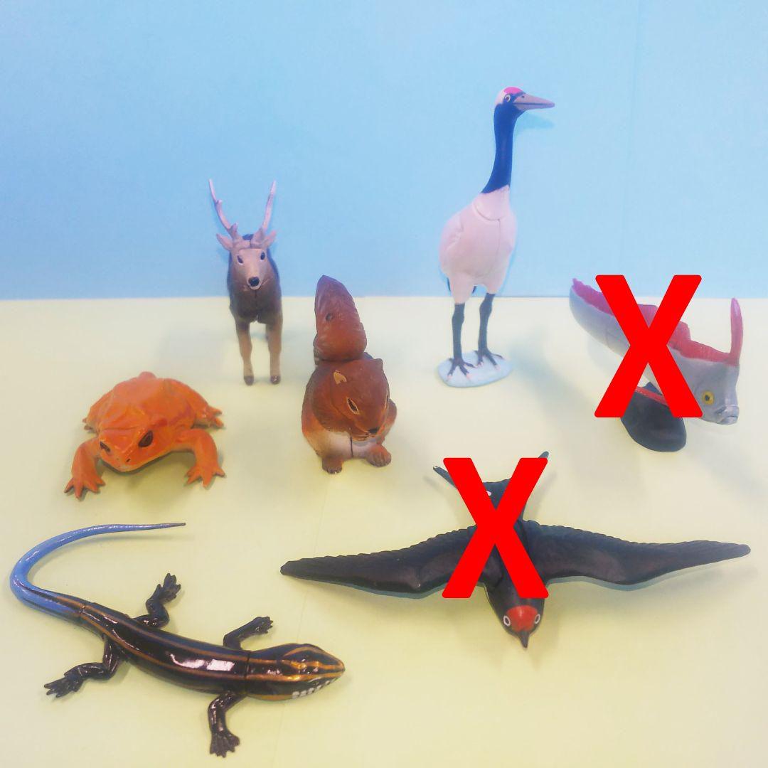 チョコエッグ／日本の動物 第３弾 5点